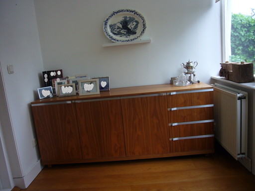 Vintage Sideboard Walnut Wood