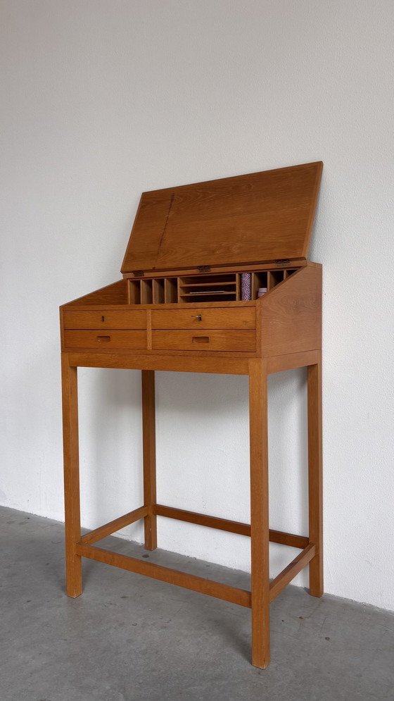 Image 1 of Vintage lectern - desk oak