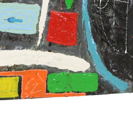 Pittura Astratta Gufo su Tela Arte Contemporanea 55cm – Dipinti e disegni, Canvas (photo 11 of 15)