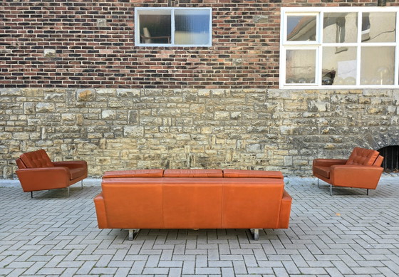 Classic 60s 70s Sofa Set Seating Group Vintage Couch Mid Century – Couches, Leather (photo 10 of 12)