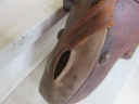 Vintage Leather Rhinocerus sold as is