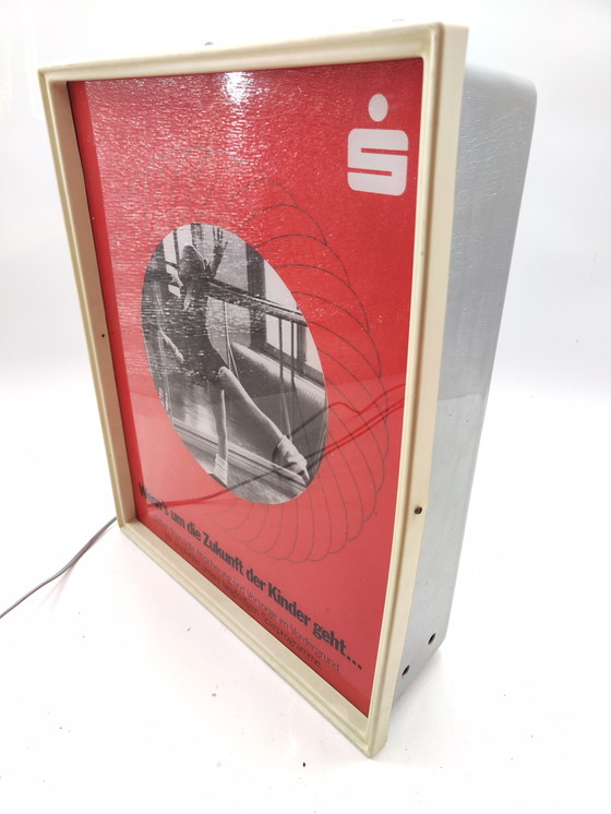 Image 1 of Sparkasse Vintage Neon Sign Germany Bank Advertising