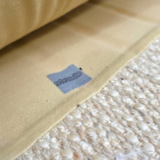 Image 1 of Set of 2 Carl Straub lounge armchairs, 60s wool upholstery, Brutalist