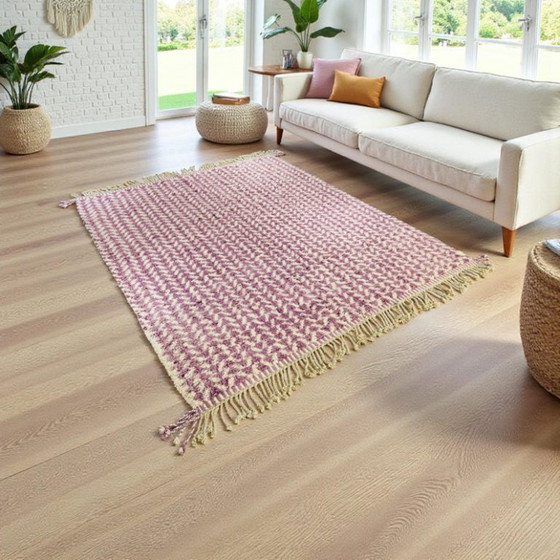 Op maat gemaakt Marokkaans Mrirt-tapijt – Handgemaakt wollen vloerkleed 3x2m – Vloerkleden en tapijten, Wool (photo 6 of 10)