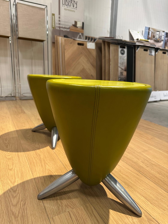 Image 1 of 2x Leolux Tamtam Bongo Groen 