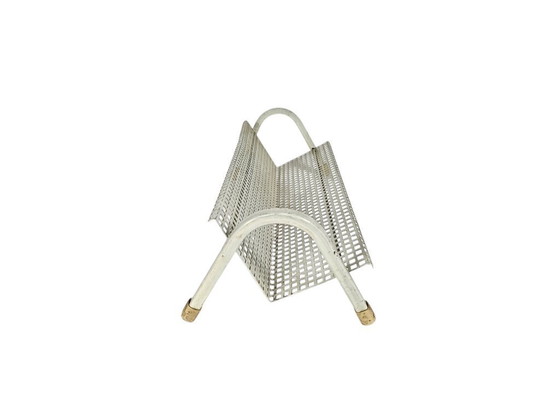 Image 1 of Nello stile di Mathieu Matégot - Pilastro - industriale - rack vintage - anni '50