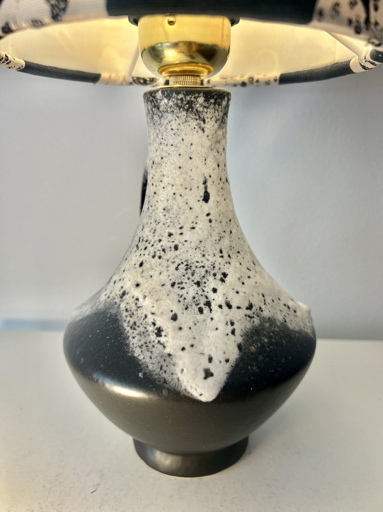 Image 1 of Lampe design rare en faïence d'Allemagne de l'Ouest, fabriquée par Bay Keramik - sans fil, adaptée à une utilisation extérieure