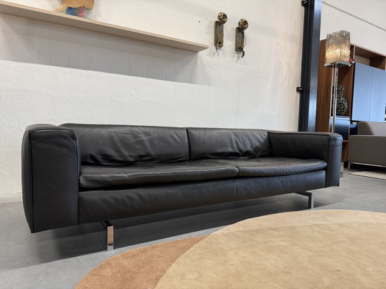 Image 1 of Canapé Jori Shiva 3990 en cuir noir 235