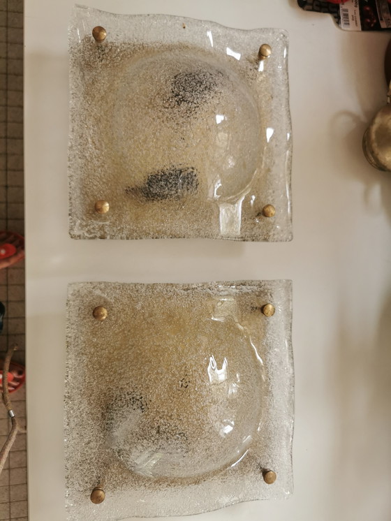 Image 1 of Lampada da parete Murano Graniglia