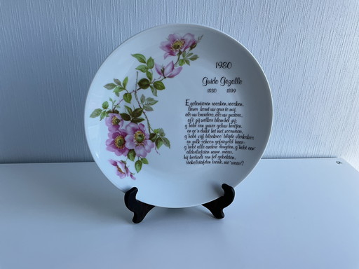 Placa conmemorativa de Guido Gezelle (Limoges)