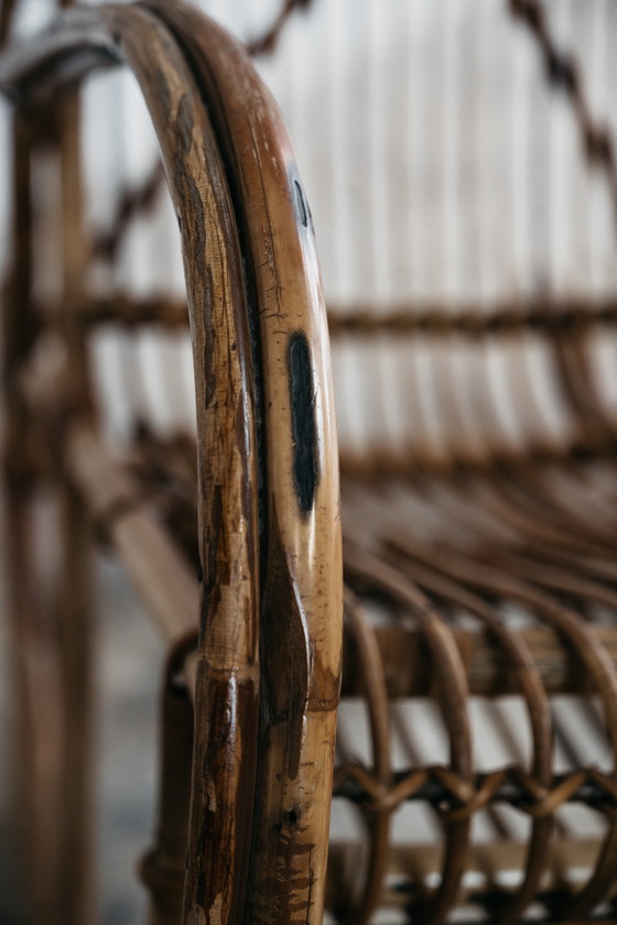 Image 1 of Schommelstoel Frans vintage design modern jaren 60