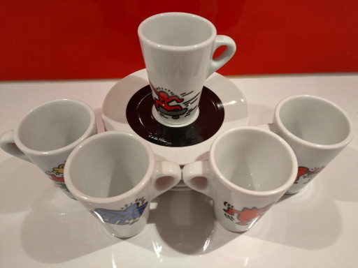 Keith Haring Espresso Cups (5 Sets) Tognana – servies, Porcelain (photo 2 of 7)