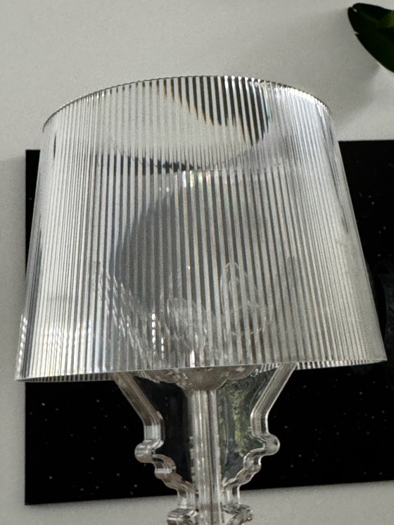 Set of two Kartell Bourgie Table lamps transparent, Plastic (photo 4 of 11)