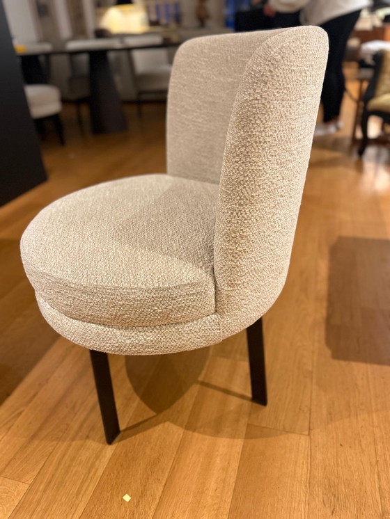 Image 1 of Draaibare eetkamer stoelen beige 