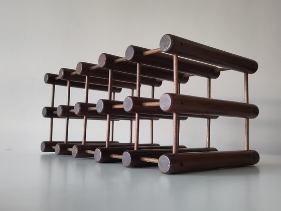 Portabottiglie Vintage Richard Nissen Langaa Denmark – Wood (photo 3 of 13)