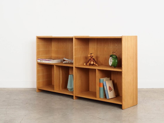 Image 1 of Bücherregal aus Eschenholz, dänisches Design, 1970er Jahre, Hersteller: Lyby Møbler