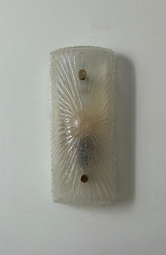 Image 1 of Applique vintage, verre de murano et laiton, Italie 1970