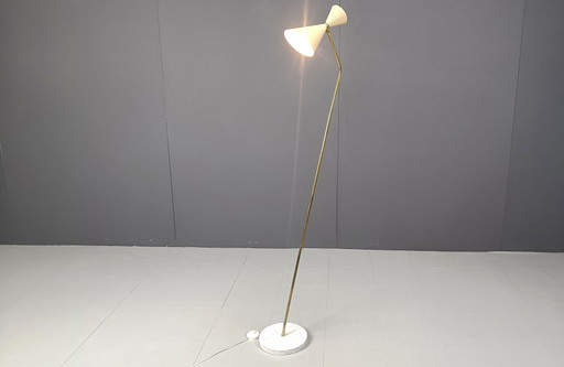 Vintage diabolo-vloerlamp, jaren 1960
