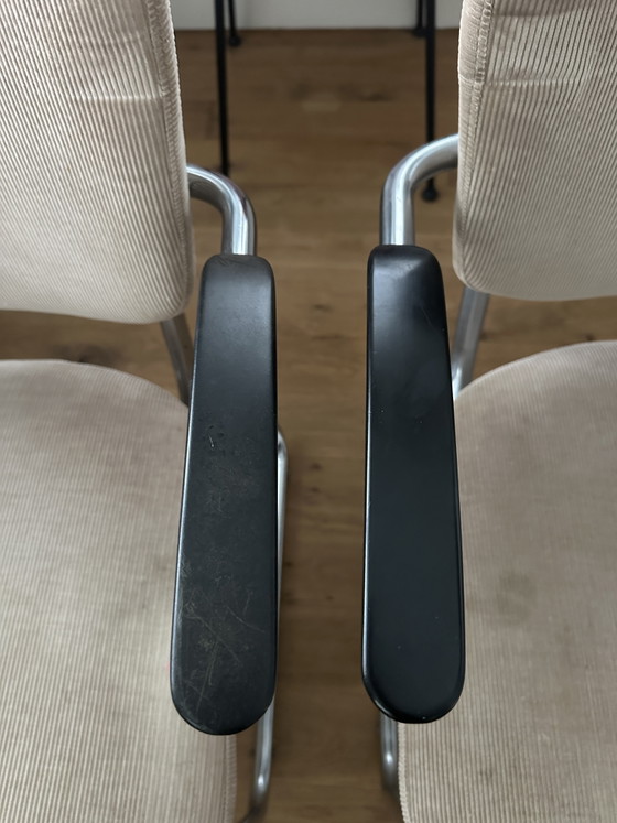 2 chaises Gispen d'occasion – Chaises de salle à manger, Metal, Textile (photo 5 of 5)