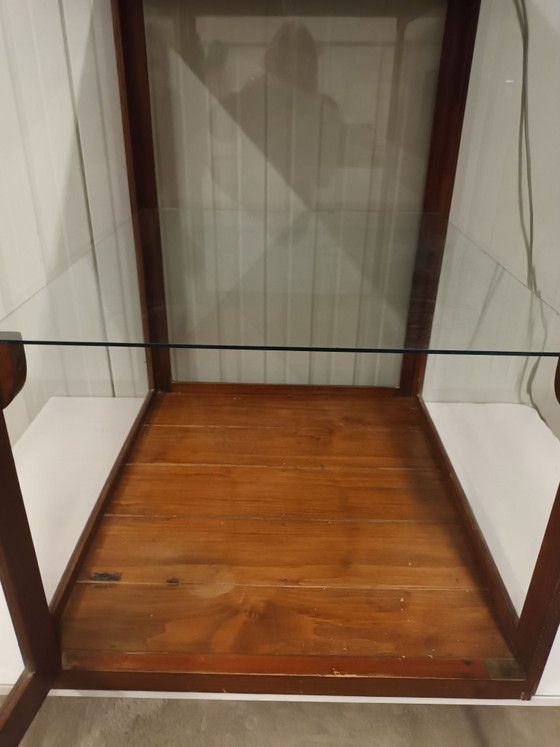 Antieke toonbankvitrine, Vitrinekasten, Hout, Glas, Bruin (foto 7 van 13)