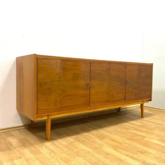Image 1 of Retro-Sideboard, furniertes Holz, Brüsseler Stil, 1960er Jahre
