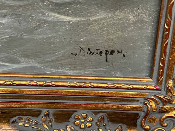 Old painting "Seascape". – Paintings & Drawings, Wood (photo 4 of 6)