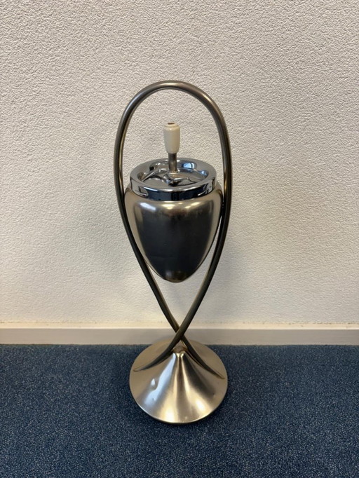 Cendrier vintage Metawa sur base à ressort