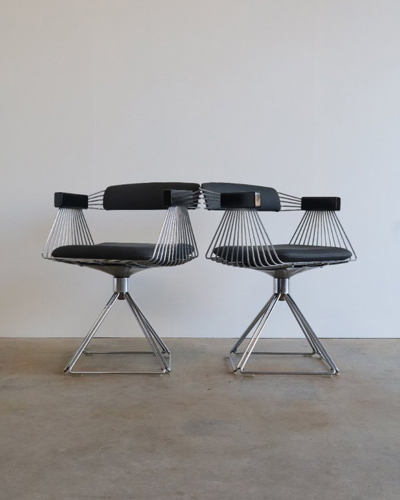 Image 1 of 2 sillas Delta diseñadas por Rudi Verelst para Novalux años 70