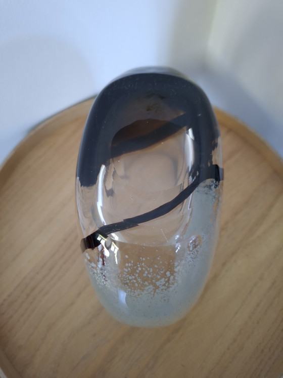 Image 1 of Substantiële Mondgeblazen Design Vaas - Scandinavische Stijl - Jaren '50/'60