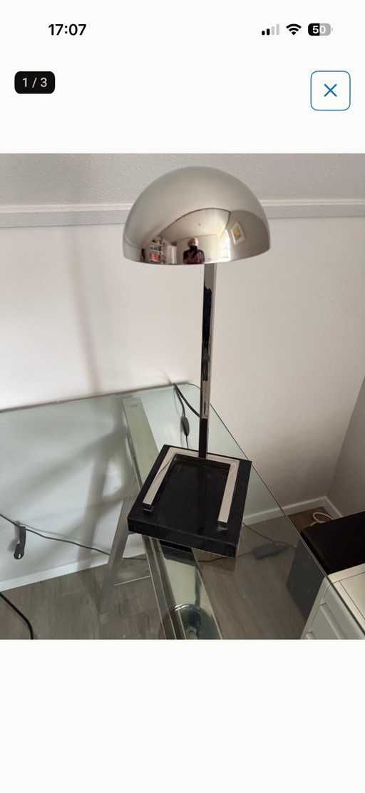 Designer Lamp – Eichholtz, tafellampen, Metal, Chrome