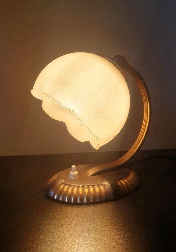 Image 1 of Art Deco table lamp - boudoir table lamp