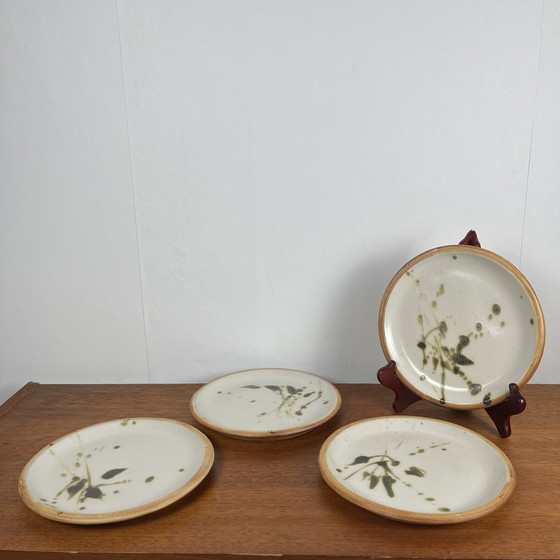 Image 1 of Set di 4 piatti piani &quot;La Colombe&quot;, 1960/70