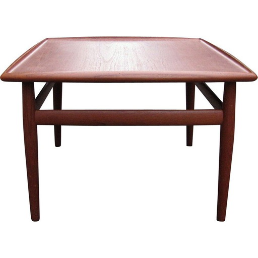 Tavolino da caffè vintage in teak di Grete Jalk, Danimarca 1960