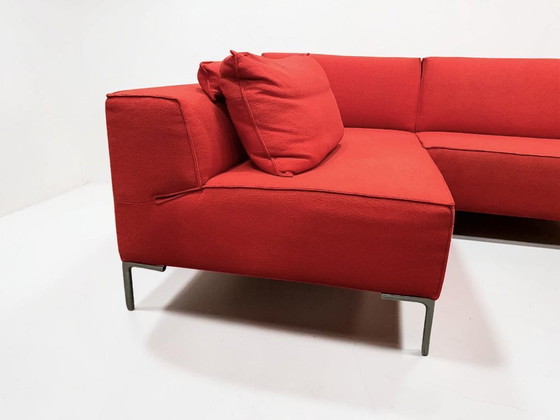 Image 1 of Diseño del sofá esquinero Bloq de serie – Rojo Ploegwol