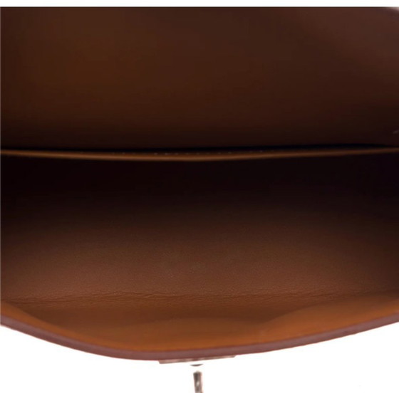 Image 1 of Borsa HERMES Kelly Mini in cuoio dorato - 103393