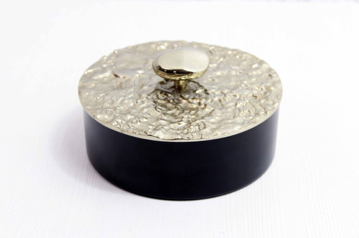 Metal and brass box 1980