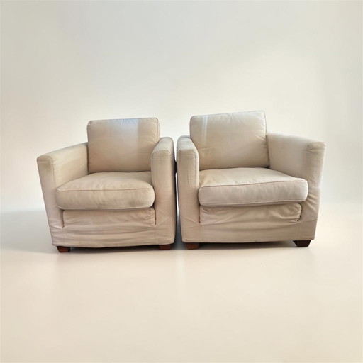 2 poltrone Linteloo 'Easy Living' + 2 poggiapiedi – fauteuils, Textile (photo 2 of 18)