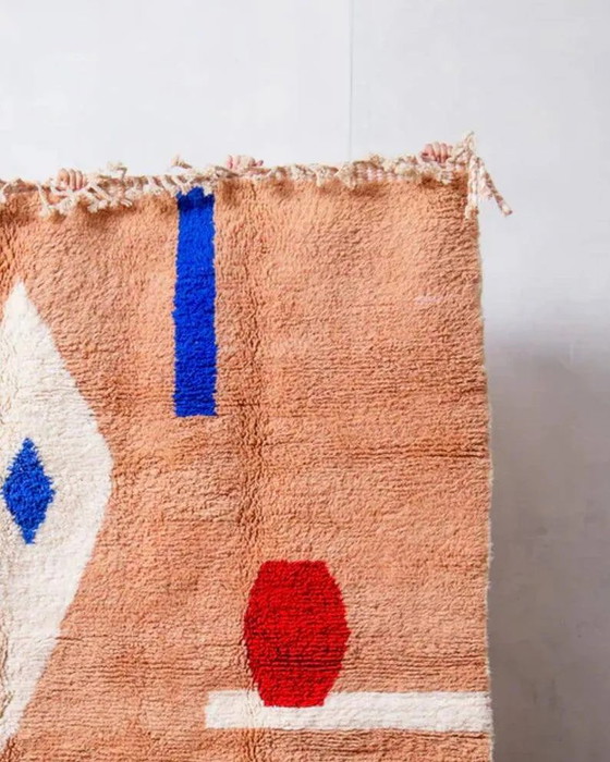 Tapis marocain en laine coloré 250cm x 150cm – Wool, Modern (photo 5 of 7)