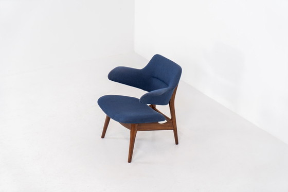 Image 1 of “Pinguin” armchair by Louis van Teeffelen for Wébé (The Netherlands, 1950s).