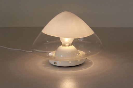 1x Vintage Murano Wandleuchten - Tischlampe, Mazzega 1970er Jahre