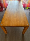 Table de salle à manger Tecno, en érable massif huilé