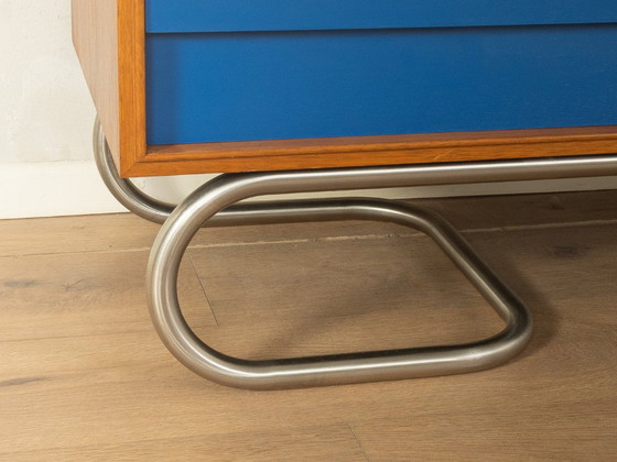 Exklusives Mid-Century Sideboard – Metal, Wood (photo 9 of 11)