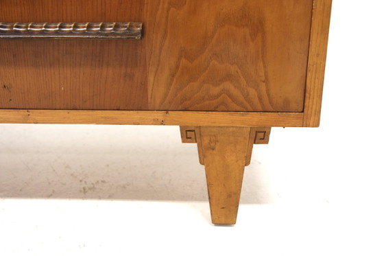 Commode Scandinave en Orme, 1930, Scandinavian (photo 5 sur 6)