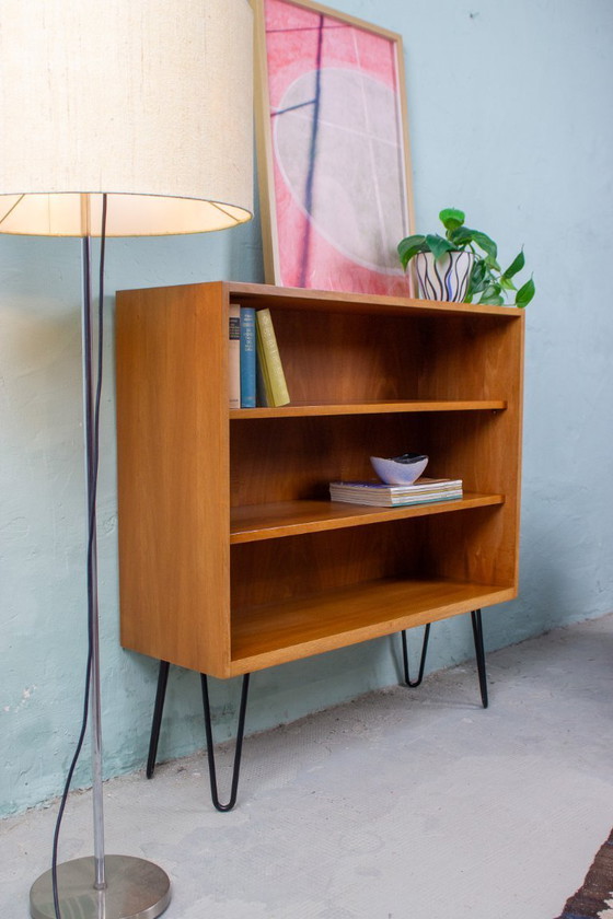 Image 1 of Vintage Teak Walnut Bookshelf/Chest of Drawers, Mid-Century 1960s