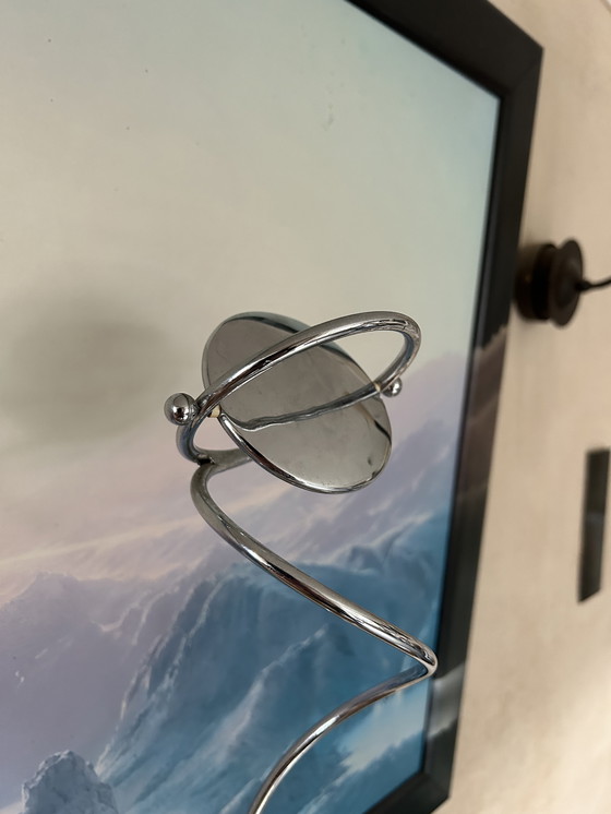 Image 1 of Lampada da tavolo Terzani Dyons - Argento con specchio regolabile