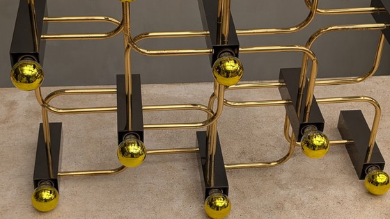 13 Lamps Sciolari Boulanger Gunmetal/Messing, Wandleuchten, Metall, Schwarz (Foto 5 von 15)