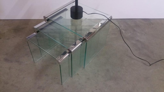 Image 1 of Bijzettafels vintage design Gallotti & Radice, Italië jaren 70