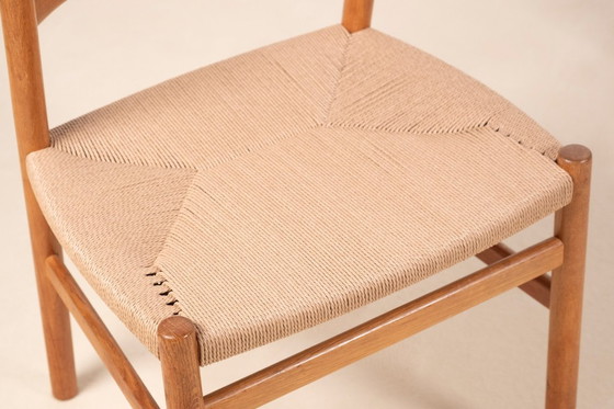 Image 1 of 4x Børge Mogensen BM1 Silla de comedor de roble, años 50 Dinamarca