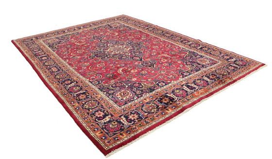 Image 1 of Original Perserteppich Keschan,Kashan Rot 340 x 250 cm Top Zustand Klassik Alt