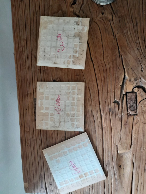 Image 1 of Conjunto de 3 azulejos pintados de Peter Diem